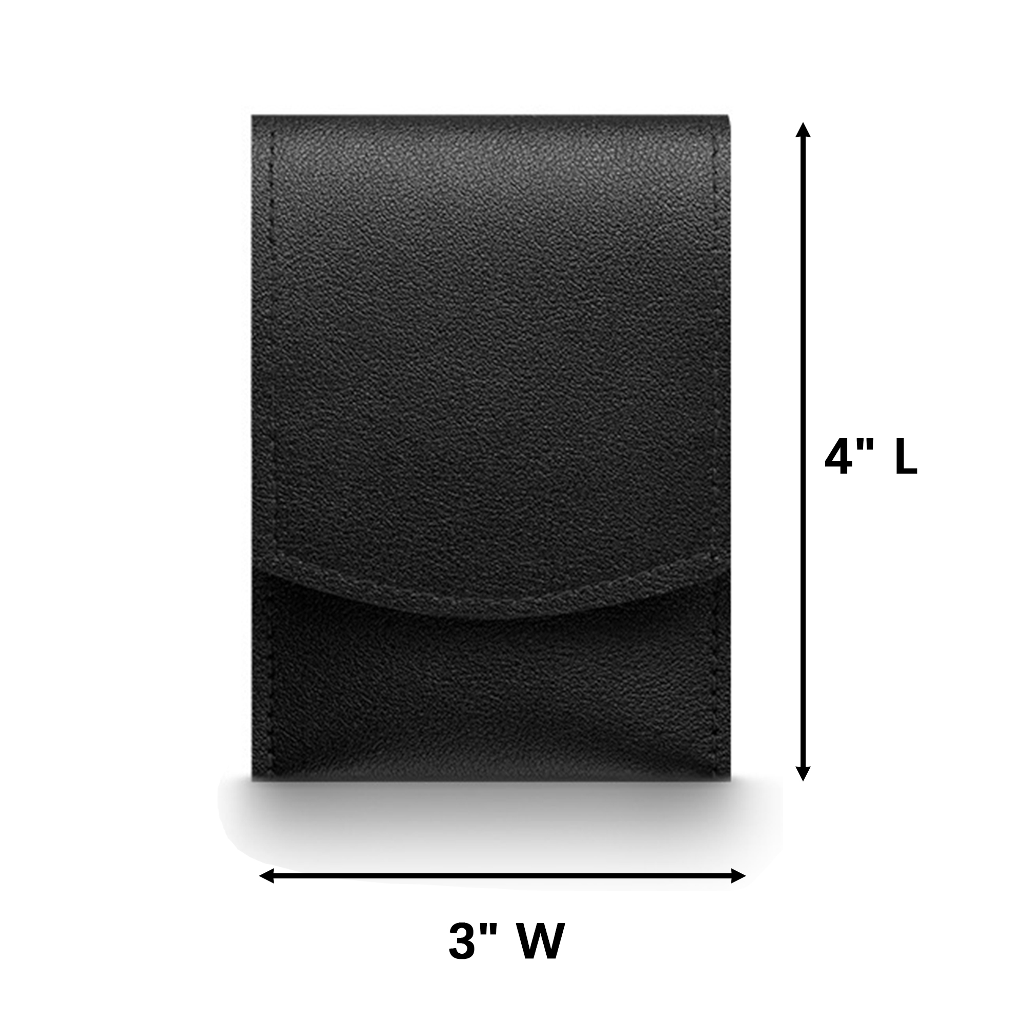 Stainless Steel Nail Care Kit In Leather Case 4" x 3" 4