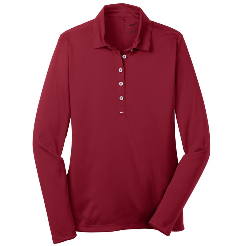 Nike Ladies Long Sleeve Dri-FIT Stretch Tech Polo. 16