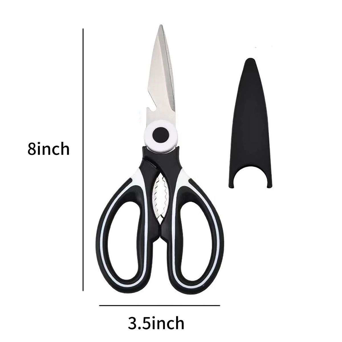 Durable Kitchen Scissors with Non Slip Handles 1