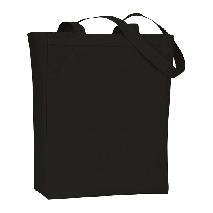 Big Cotton Gusset Black Tote 3