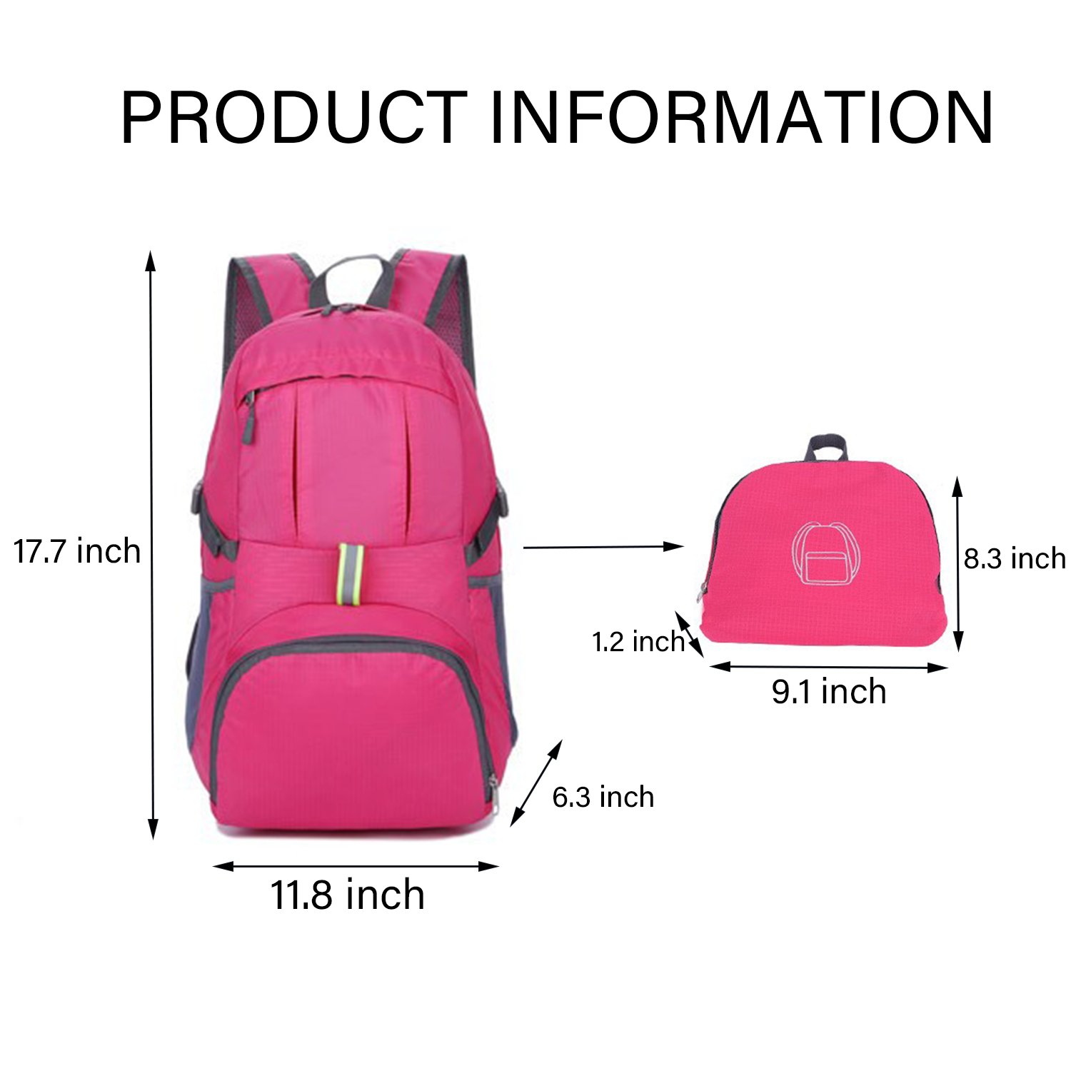 Lightweight Travel Foldable Backpack for Men & Women 3