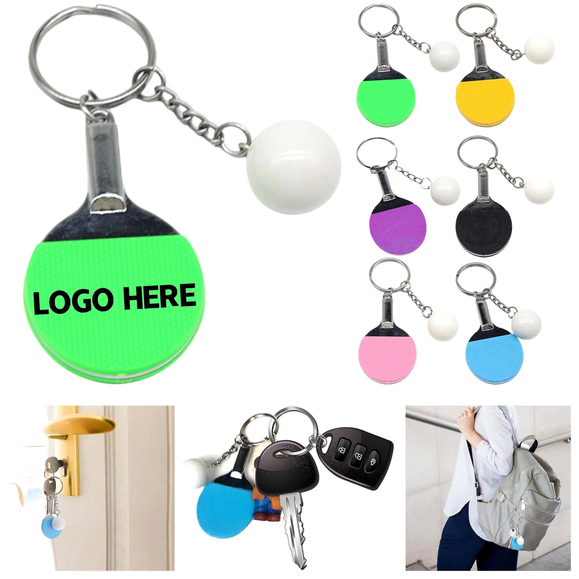 Mini Table Tennis Keychain 3
