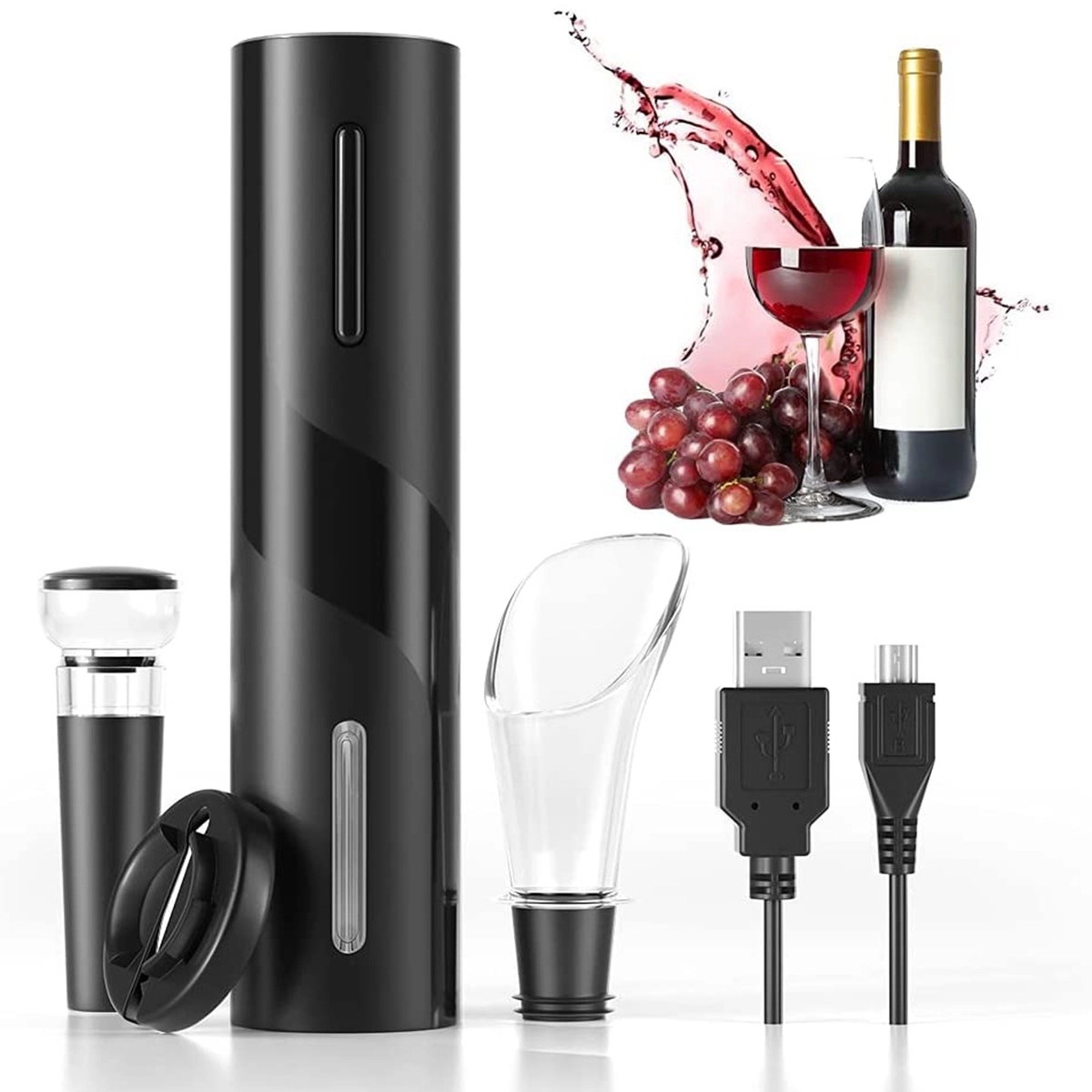 4-in-1 Electric Wine Bottle Opener Kit 3