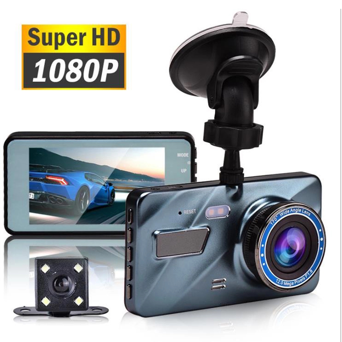1080P Full HD Car DVR Dashboard Camera Video Recorder 3