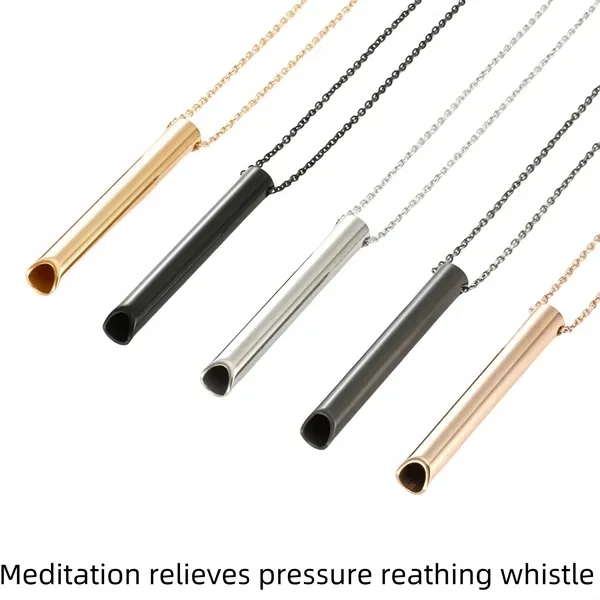Titanium Steel Whistle Necklace with 180 mL Capacity 7