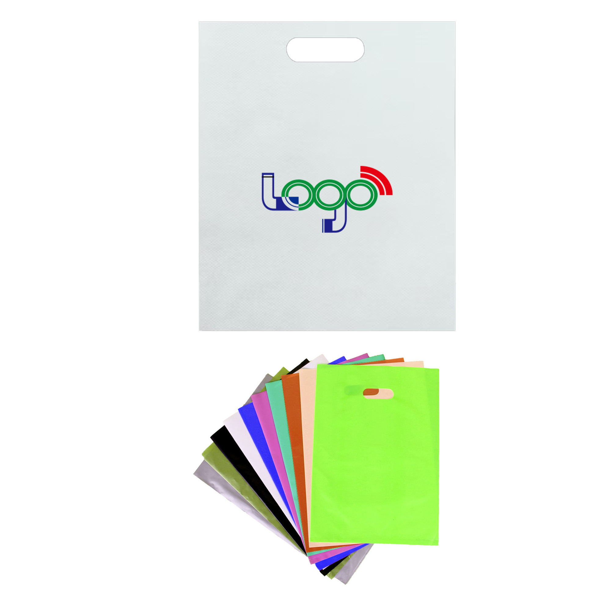 Crafts Plastic Bag with Die Cut Handle 2