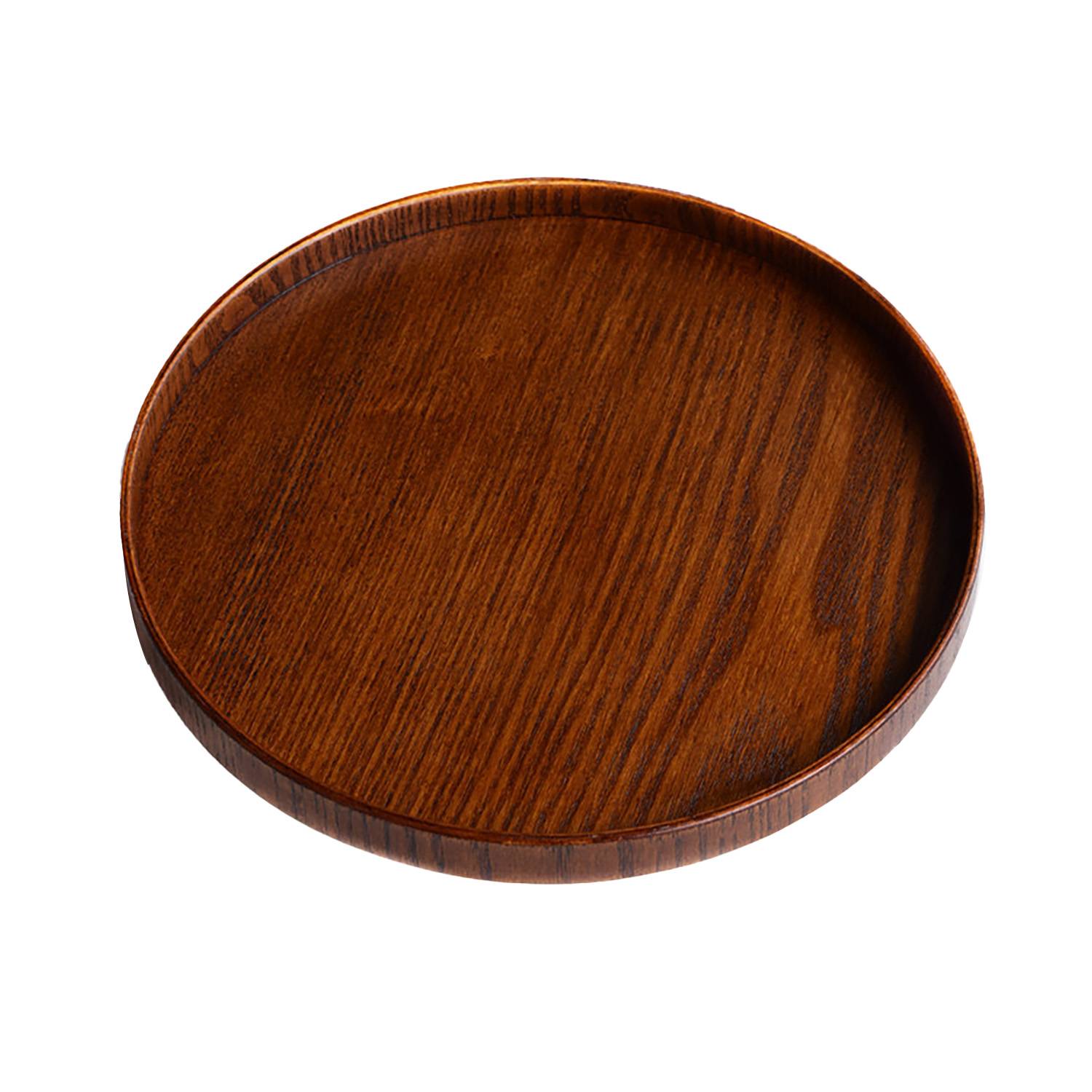 Wood Non-Fragile Dinner Plate 4
