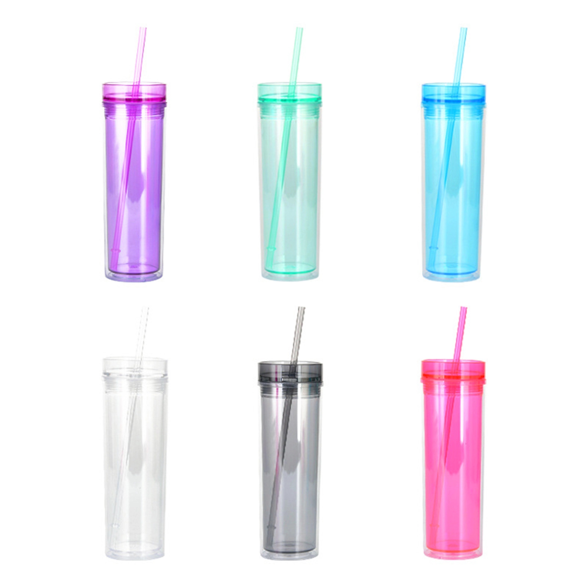 16oz Double Wall Straw Tumbler 2