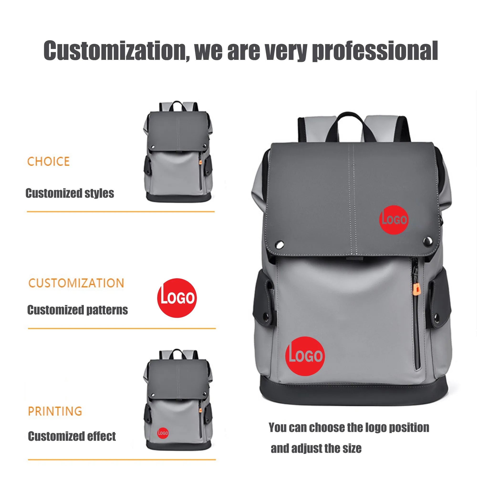 Business Travel Rucksack Black Leather Laptop Backpack 3