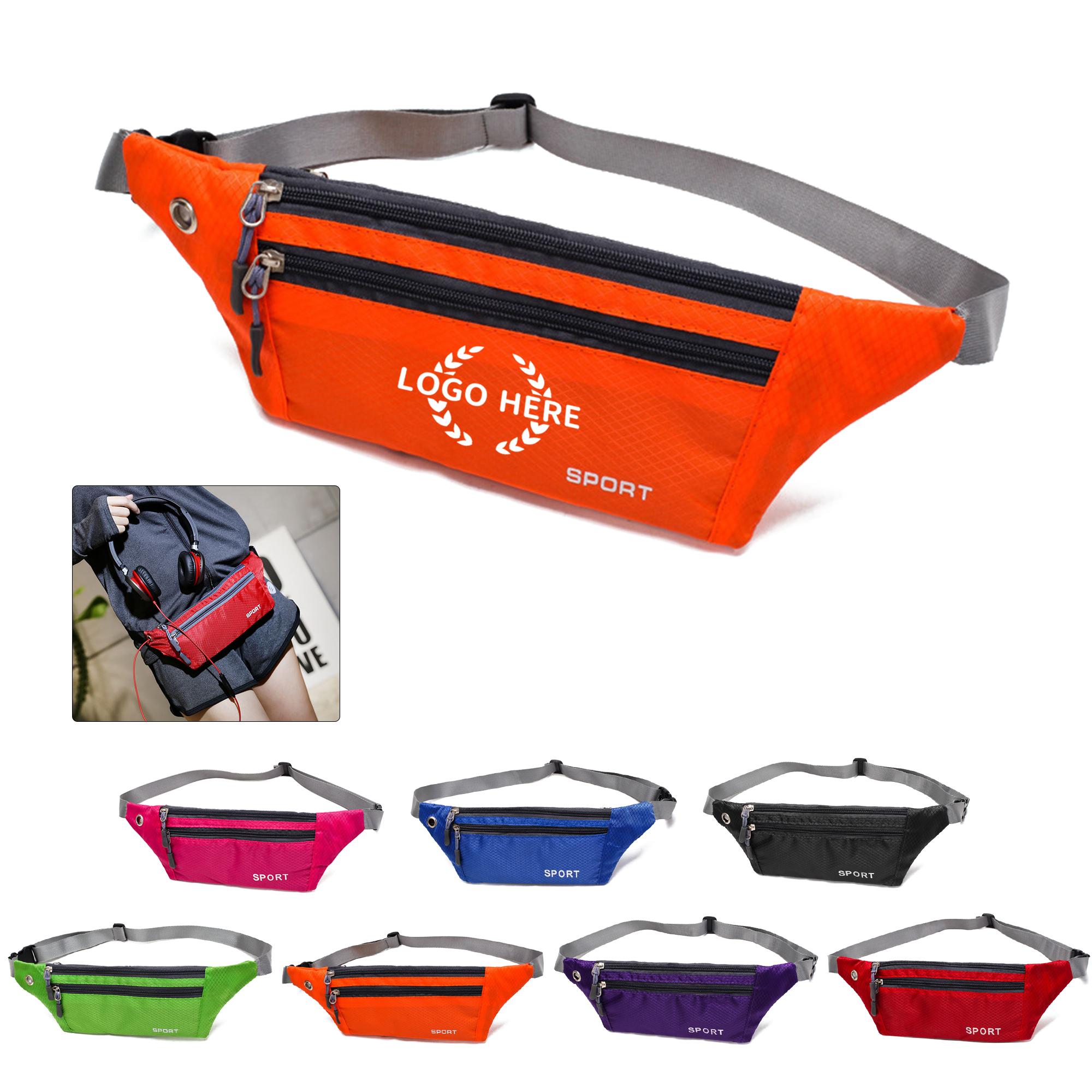 Running Fanny Pack with Adjustable Strap 2