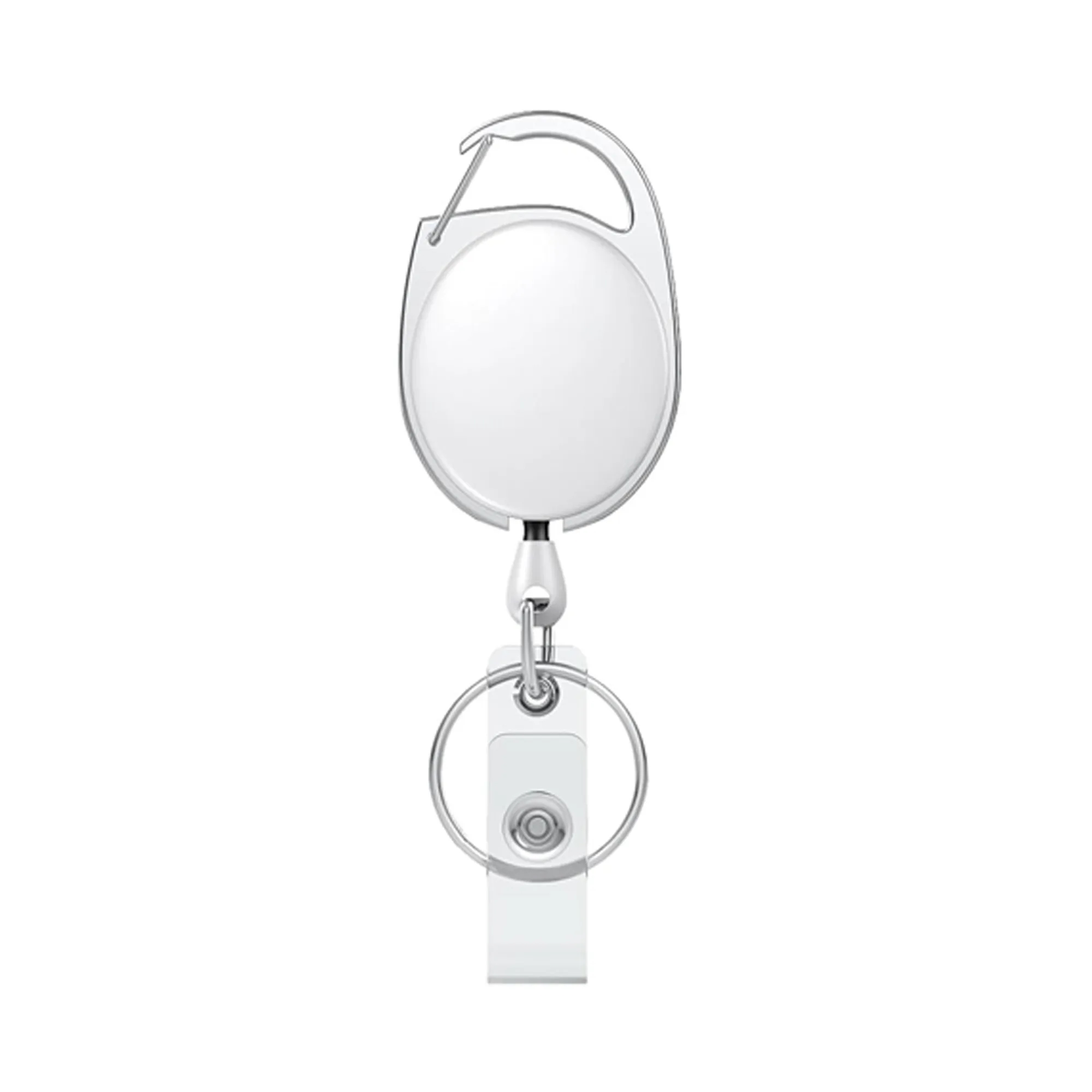 Retractable Badge Reel for Holder Keychain 2