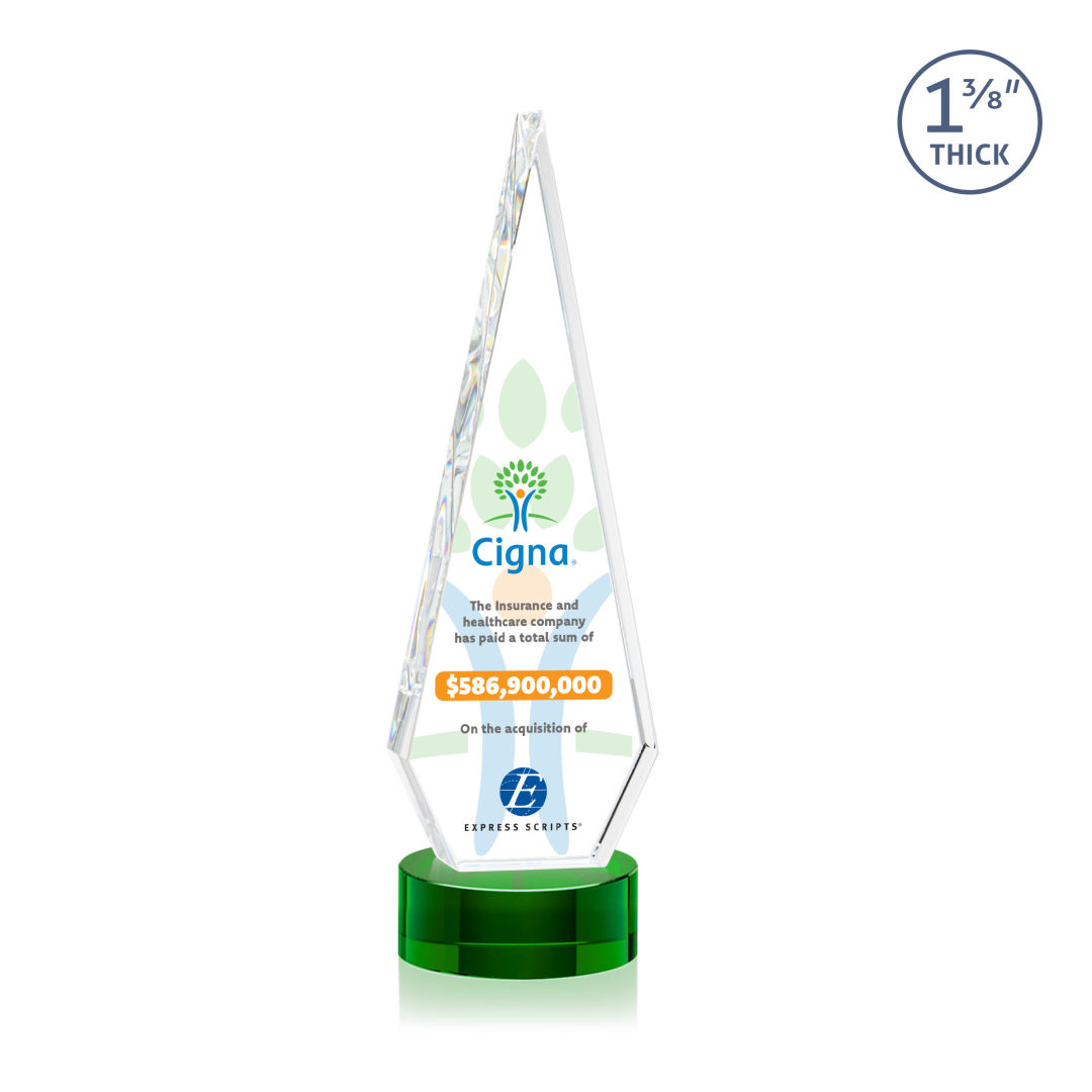 Springfield VividPrint™ Award on Stanrich Base - Green 12