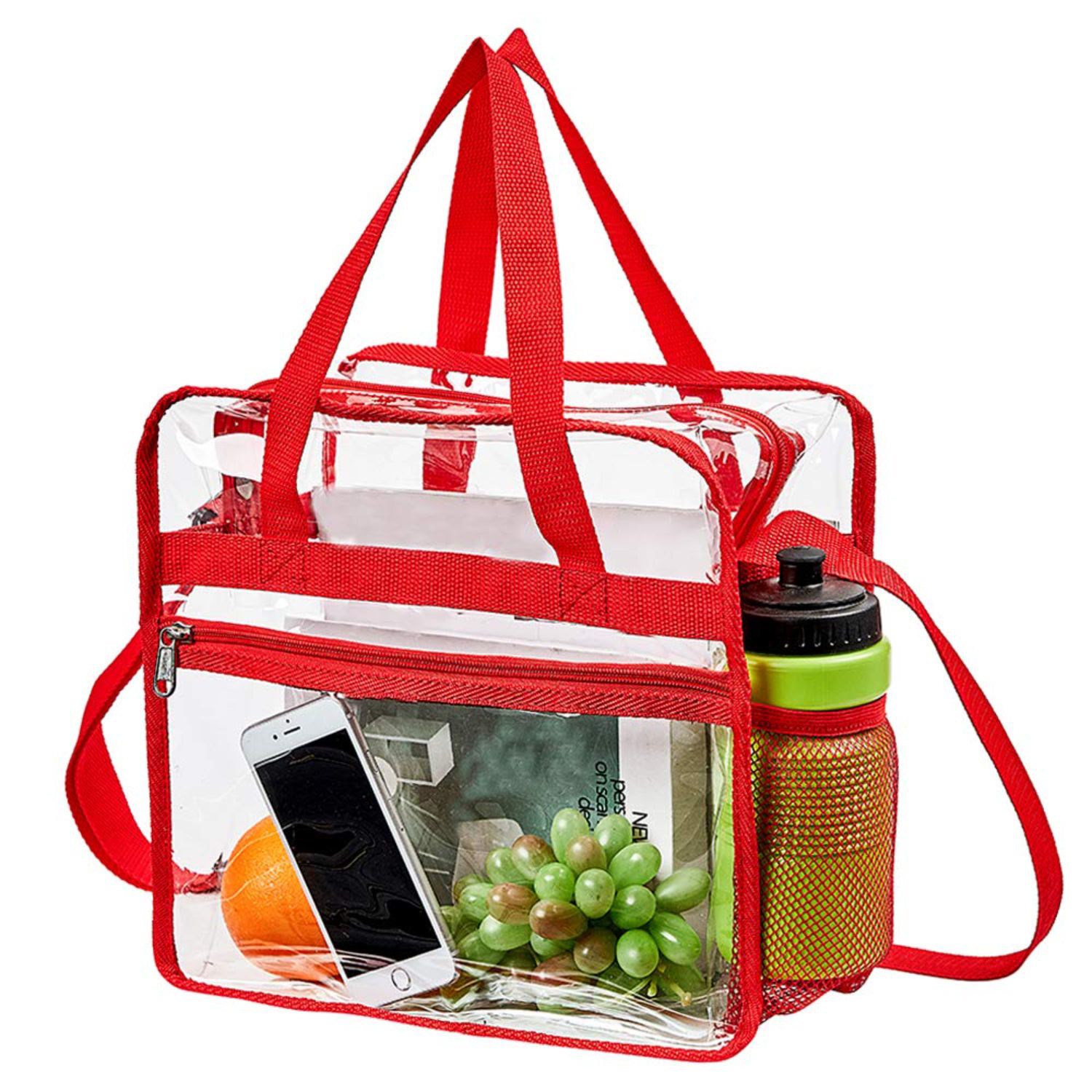 Large PVC Clear Waterproof Travel Shopping Storage Tote Bag 3
