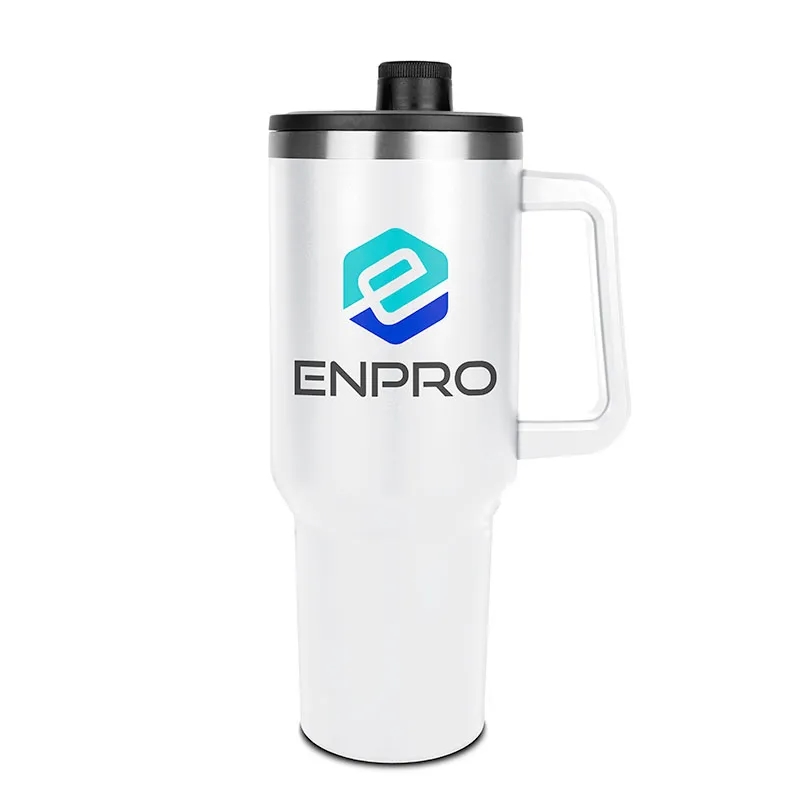 Malden Double Wall Vacuum Seal Mug with Flexible Straw 40 oz 6