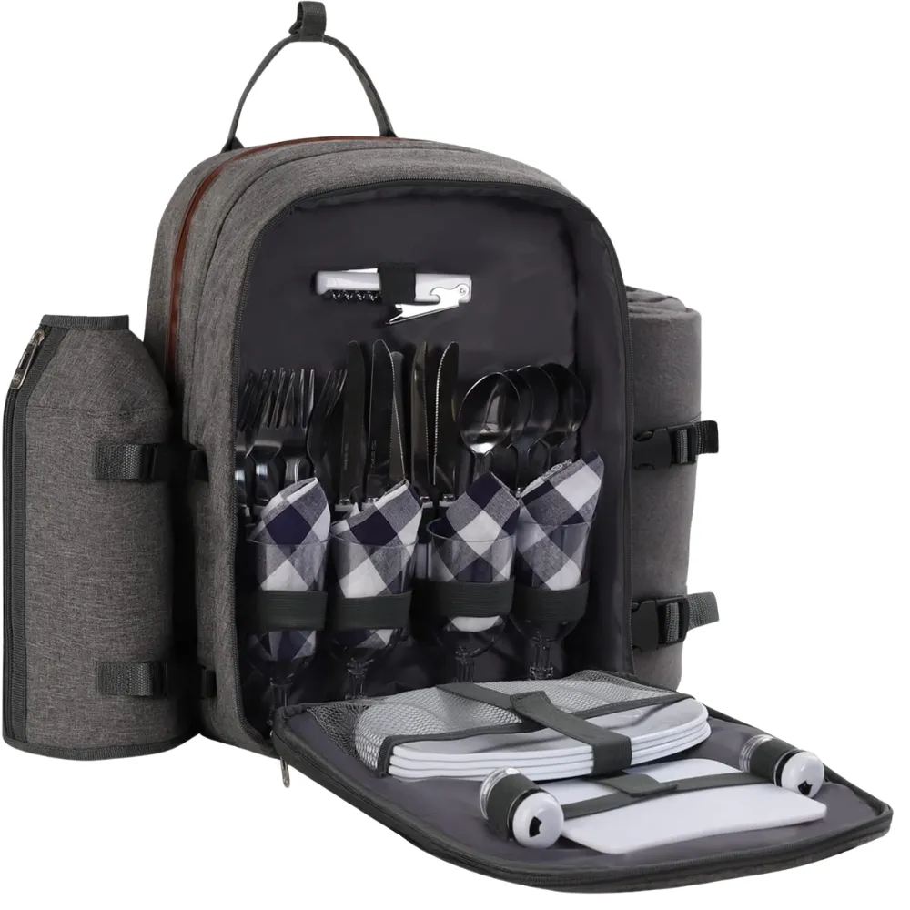 4-Person Picnic Backpack 2