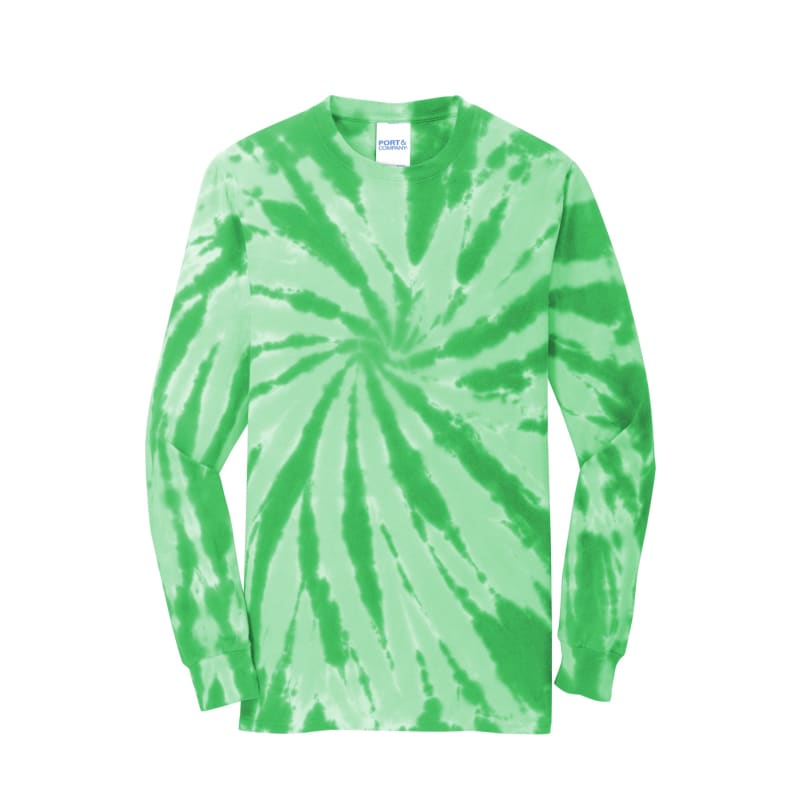 Port & Company Tie-Dye Long Sleeve Tee. 29