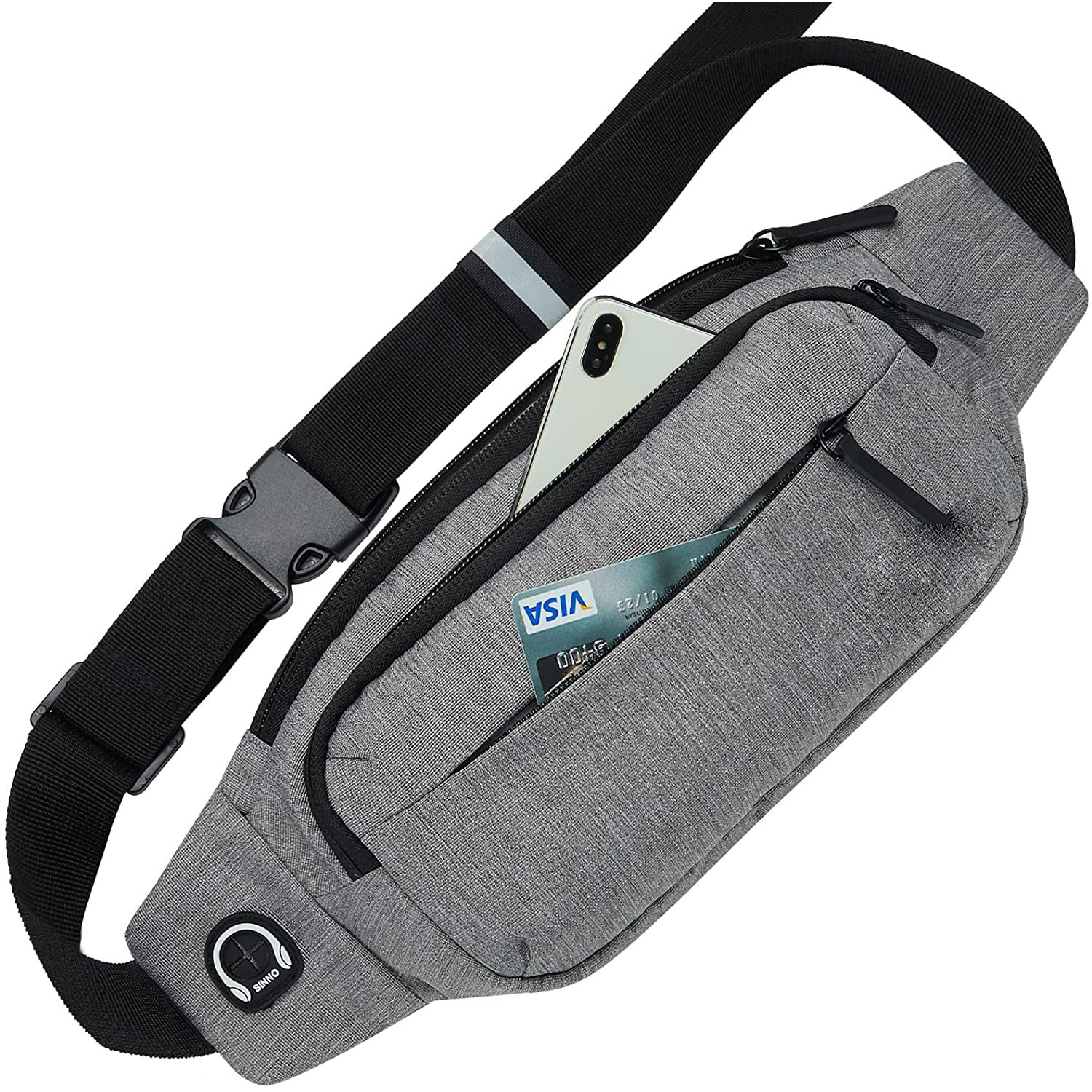 Large Crossbody Fanny Pack for Women Men Belt Bag 5