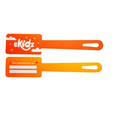 All-in-One Luggage Tags, Full-Color (2"x3.5" Rectangle) 2"x9.5"