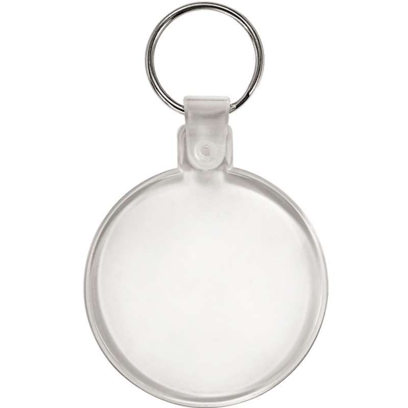 Circle Soft Plastic Keychains 7