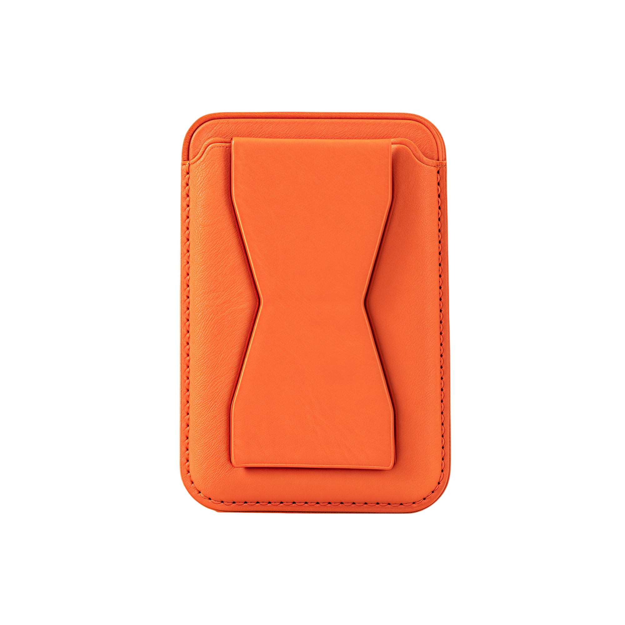 MagSafe Foldable PU Leather Card Holder Stand for Phone with Strong Magnetic Insert and Kickstand 8