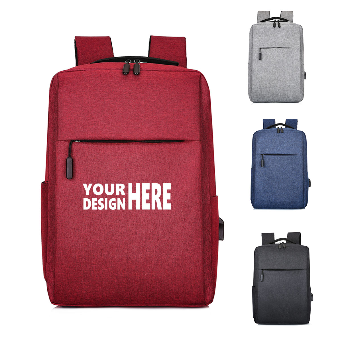 Personalized Oxford Laptop Bag with USB 2