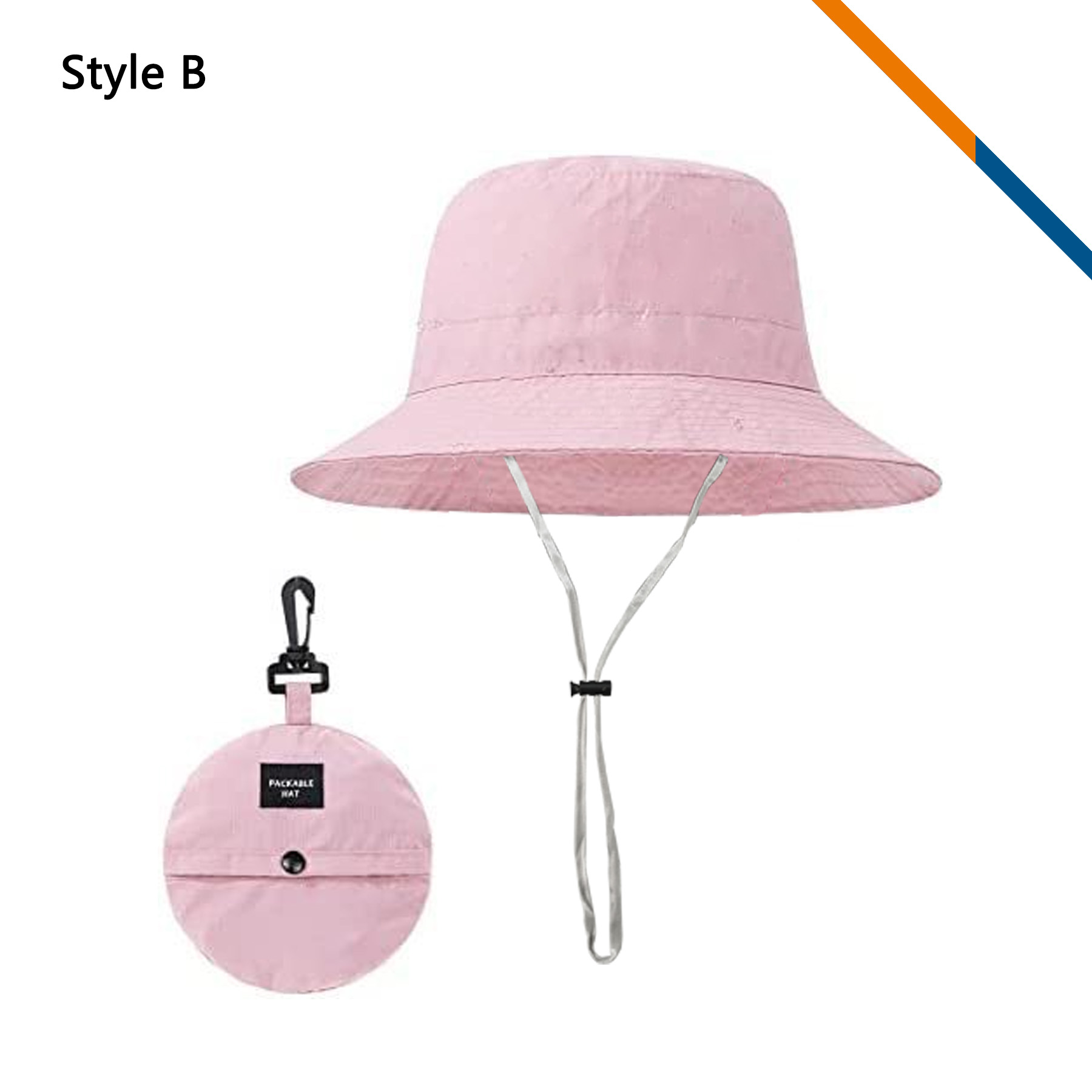 PeakBrim Foldable Hiking Bucket Hat With String 5