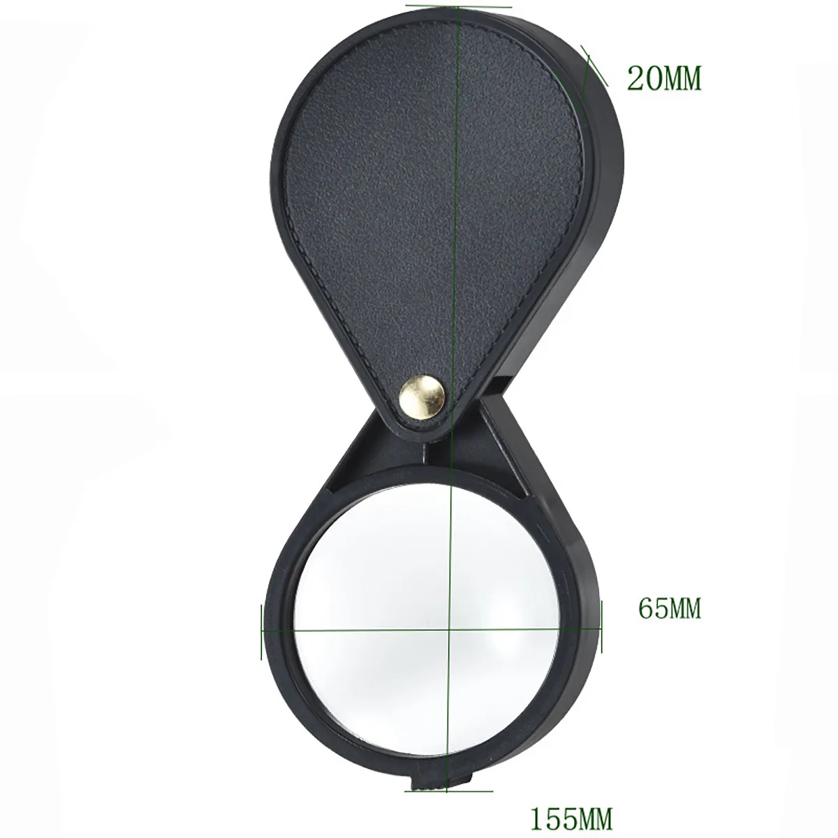 10X Mini Folding Pocket Magnifying Glass 3