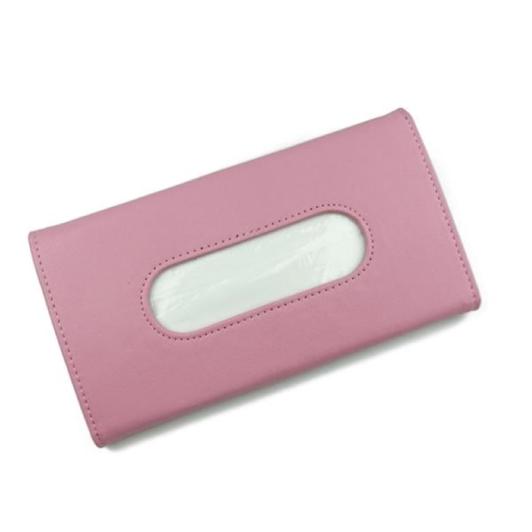 PU Leather Car Visor Tissue Mask Holder 3