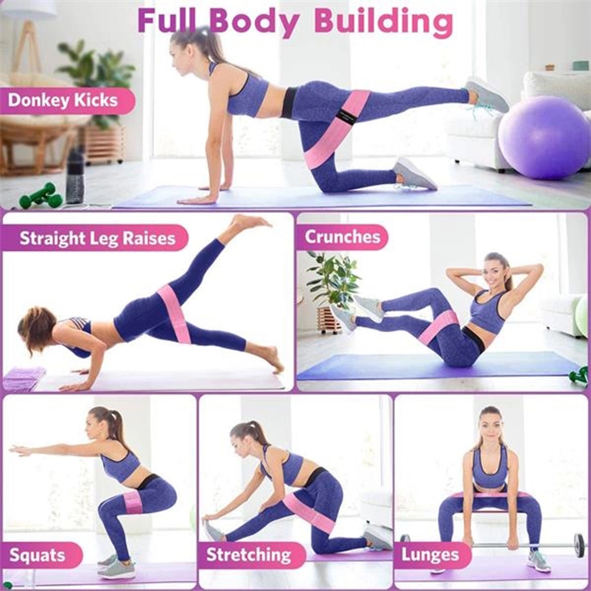 Yoga Booty Resistance Band 3