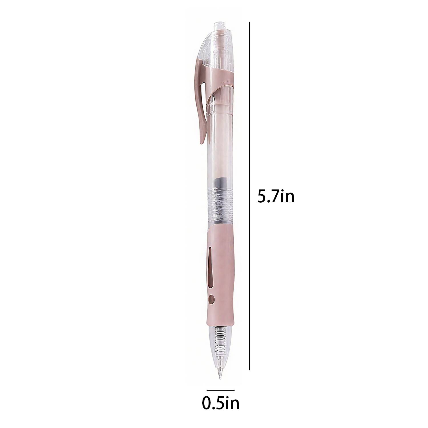 0.5mm Retractable Clear Ballpoint Pen 17