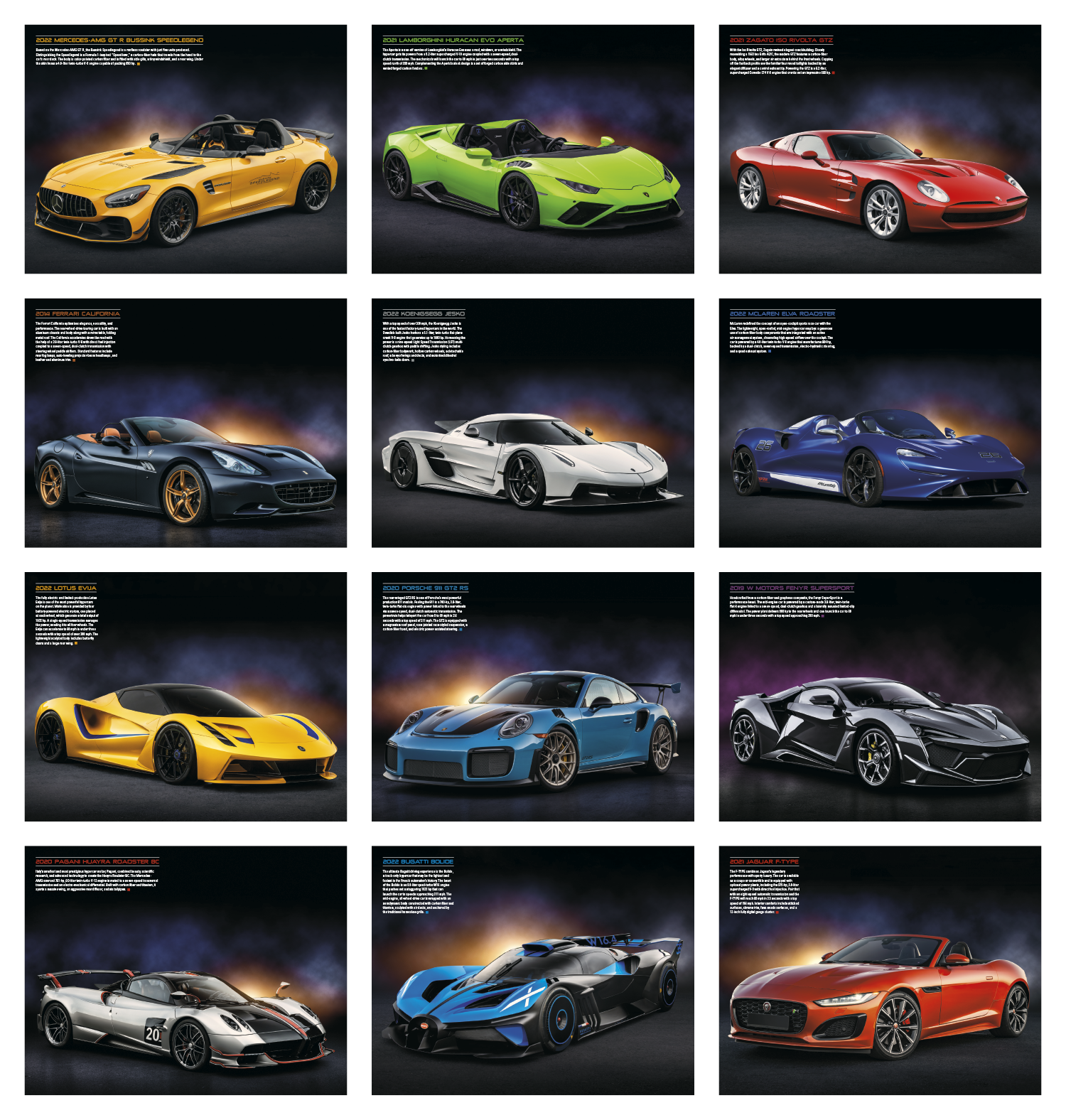 Triumph® Calendars Exotic Cars Calendar 14