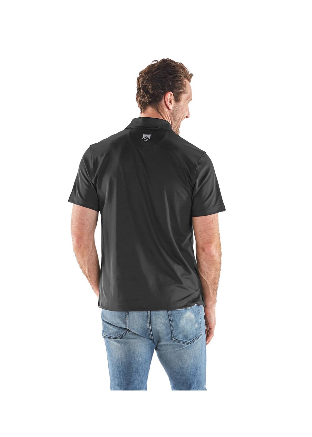 Storm Creek Men's Visionary II Solid Short Sleeve Polo 22