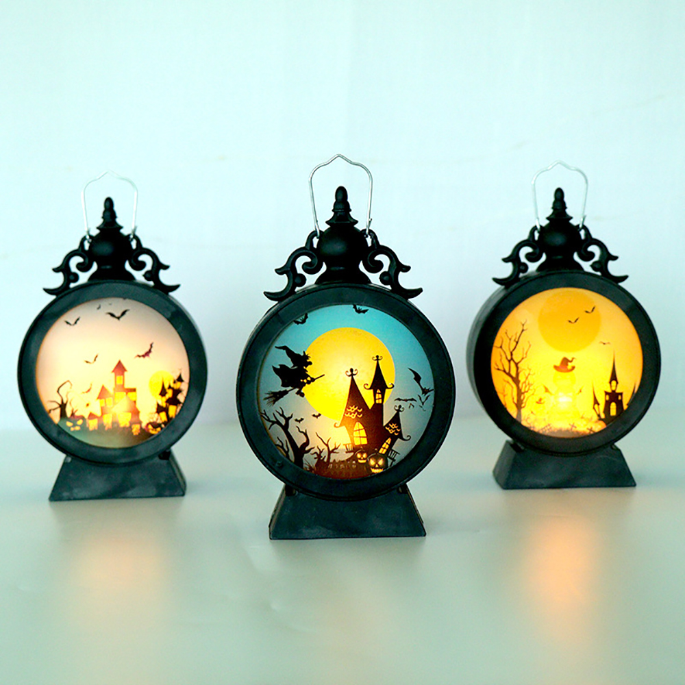 LED Halloween Electronic Candle Lantern, promotional household item with logo imprint 3