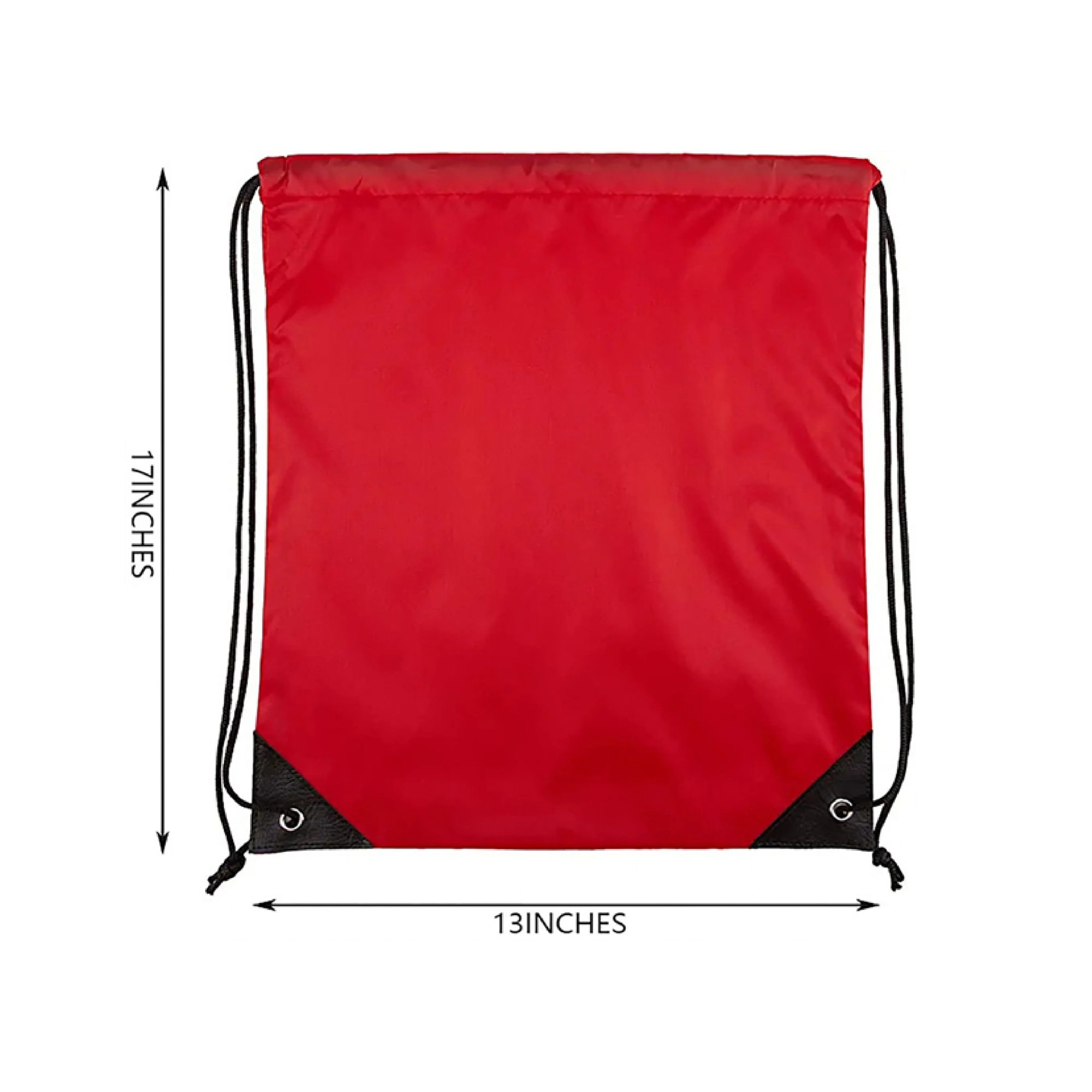 13"x17" 210D Polyester Drawstring Backpack 1