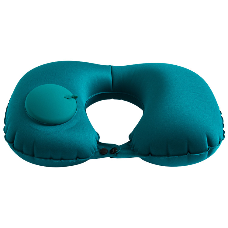 Press Type Inflatable Travel Neck Pillow 4