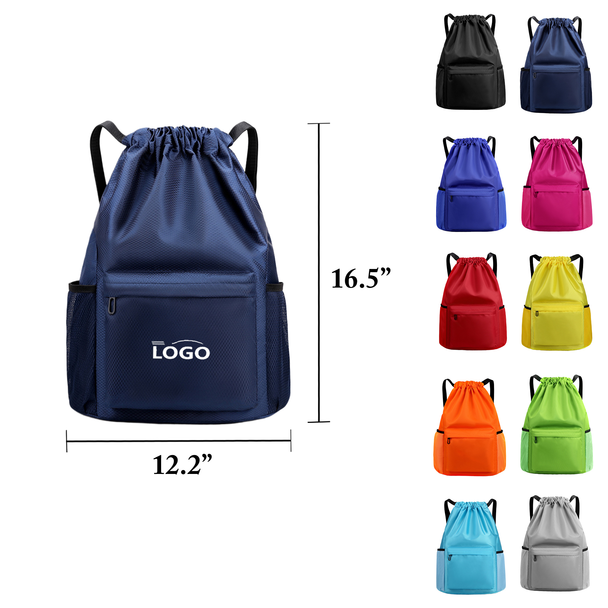 Versatile Drawstring Backpack For Travel And Sports 3