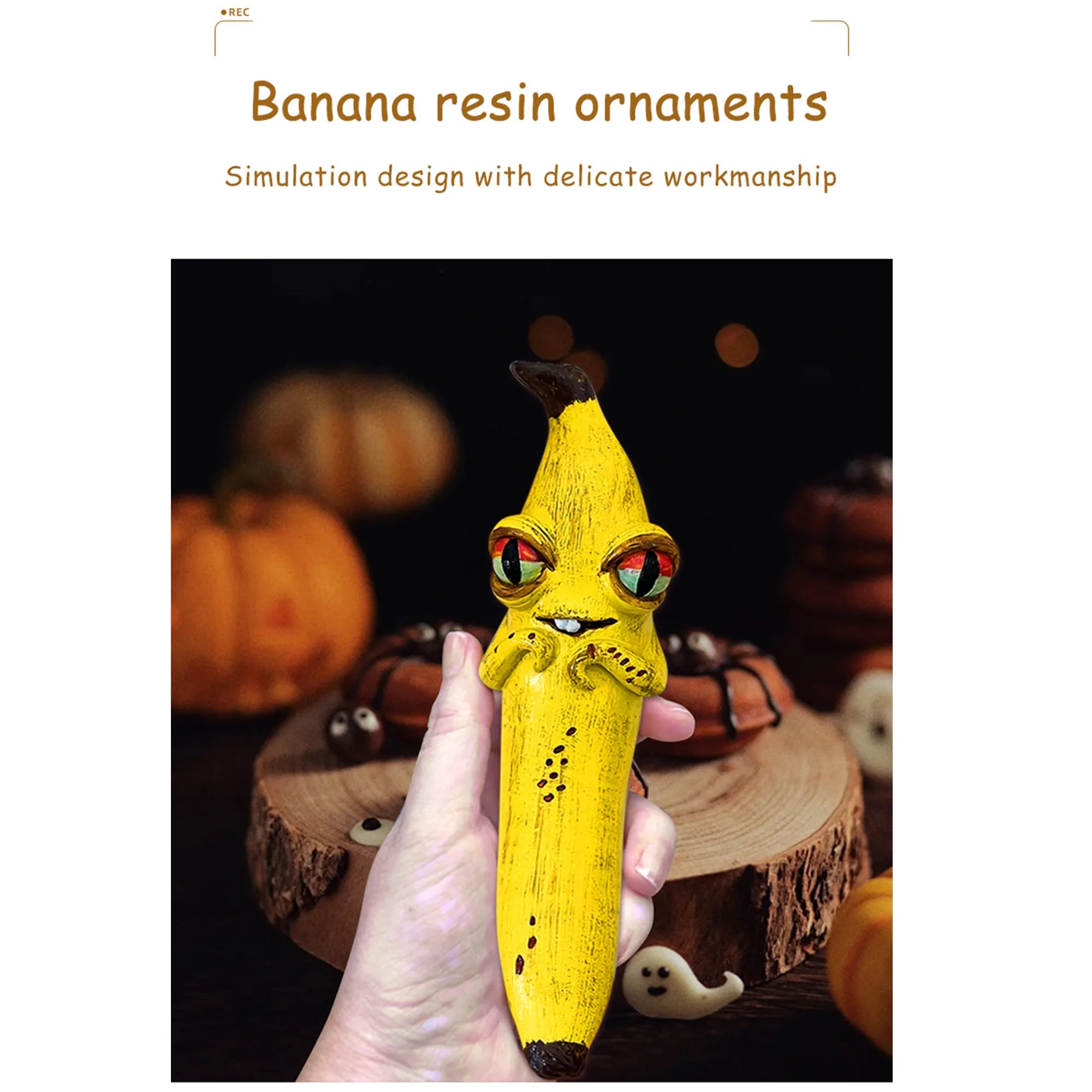 Unique Resin Magic Banana Ornament For Festive Party Decor 4