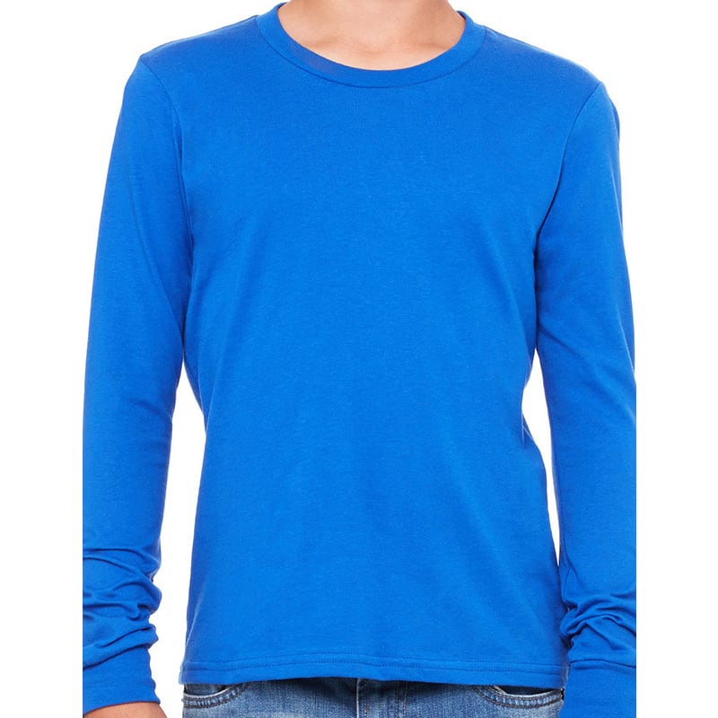 Bella Youth Jersey Long-Sleeve T-Shirt 8
