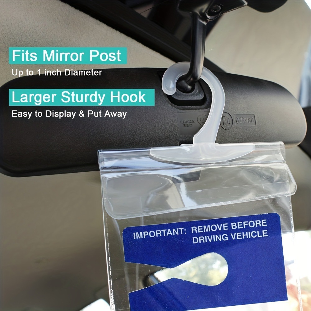 Parking Placard Holder with Large Hanger 8