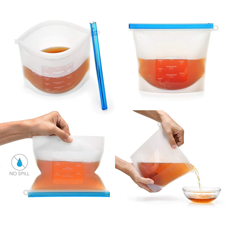 Multifunctional silicone fresh-keeping bag 2