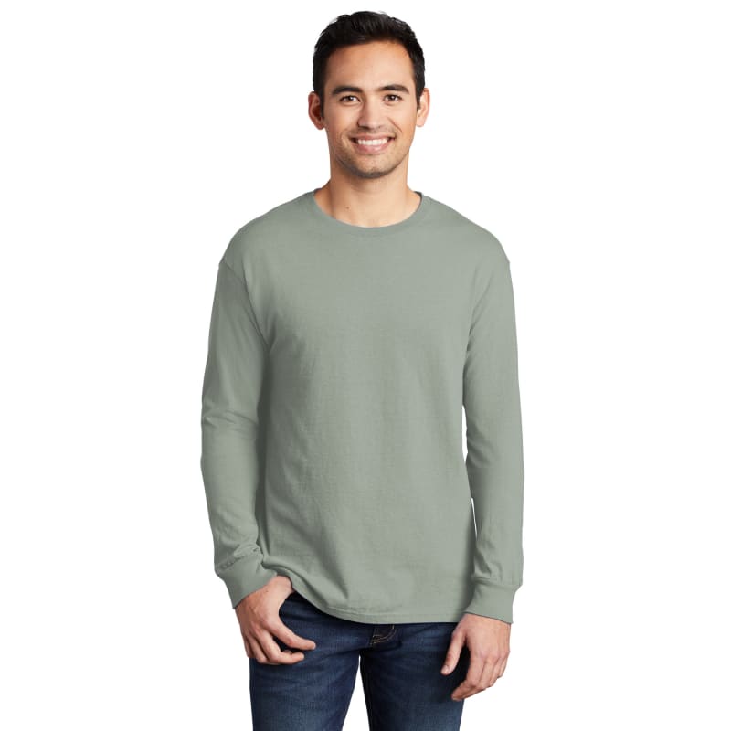 Port & Company Beach Wash Garment-Dyed Long Sleeve Tee 84