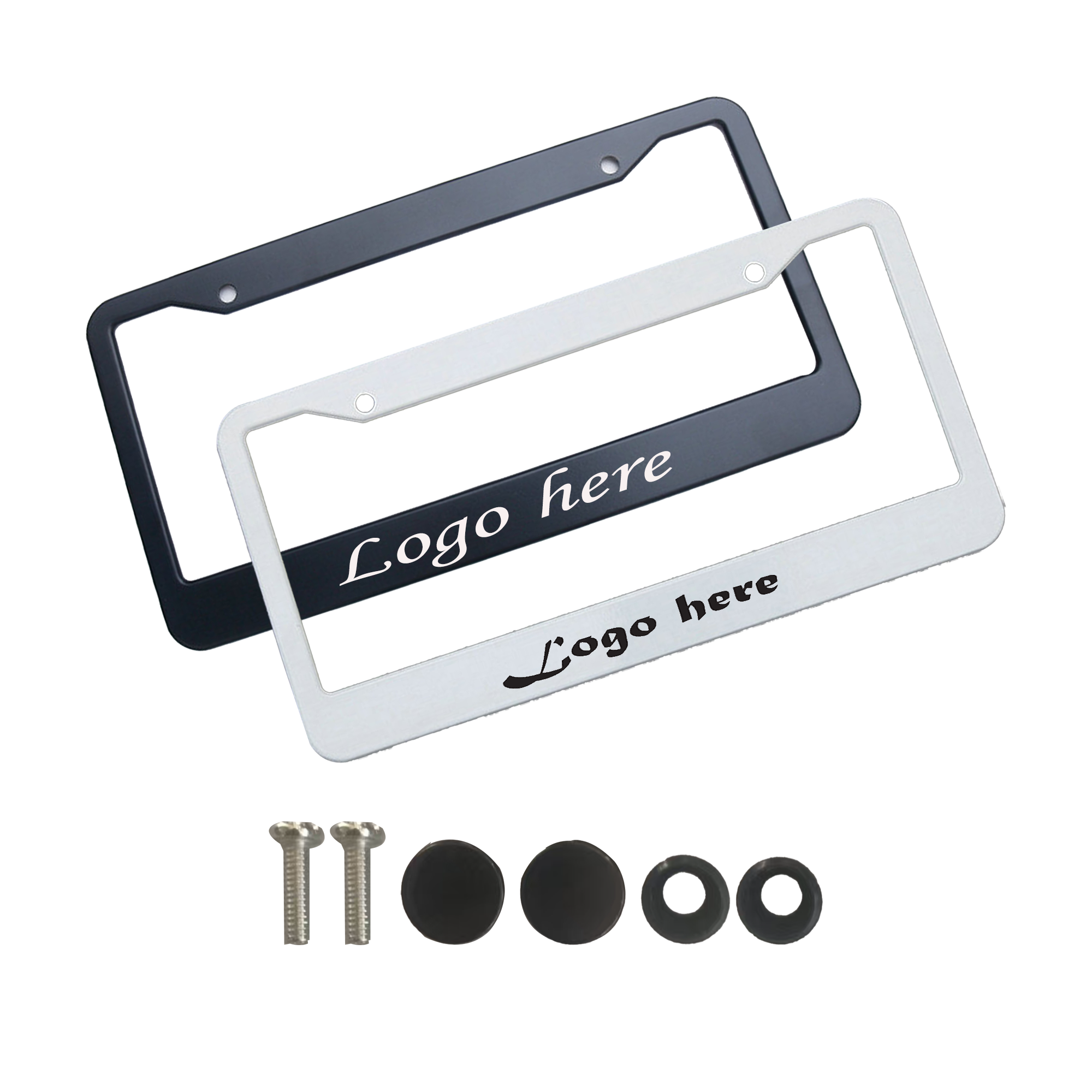 Easy-to-Install Stainless Steel License Plate Frame 2