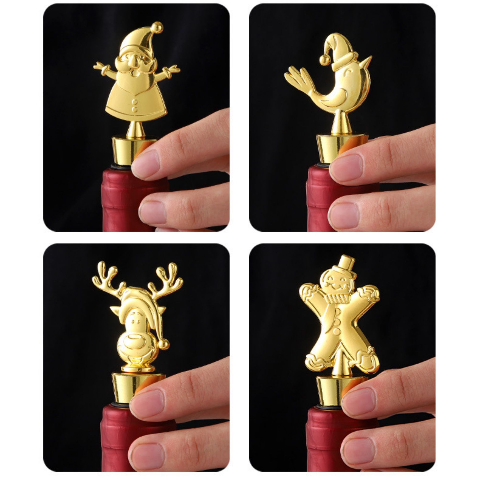 Christmas Wine Bottle Stopper 5