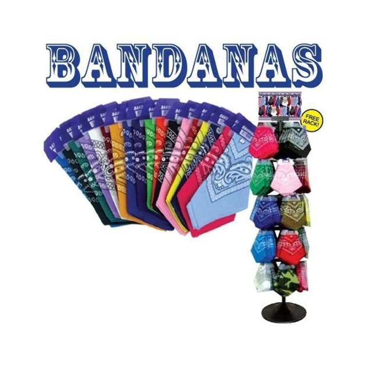 Bandana Assortment with Display - 288 Pieces 2