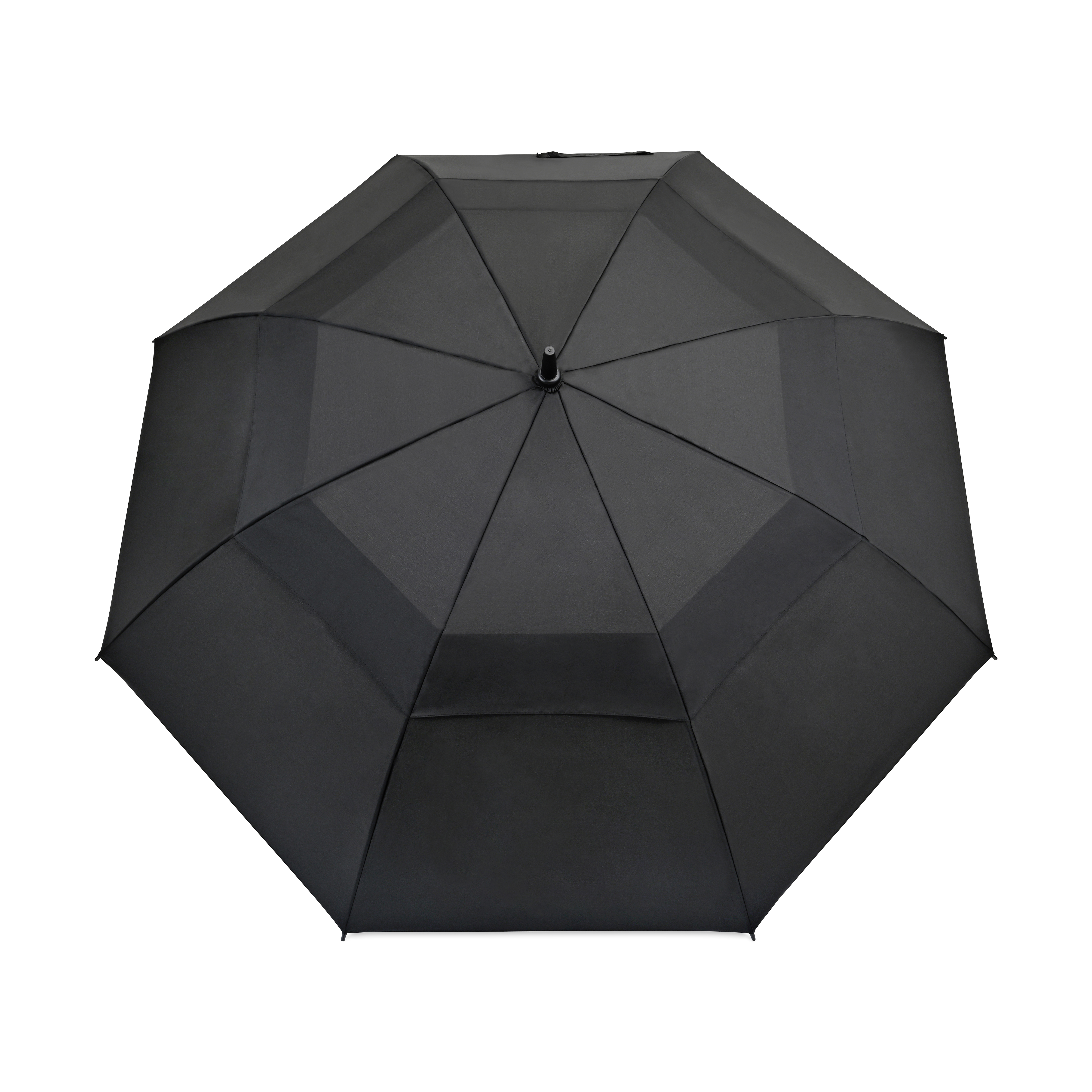 Elements 60" Recycled rPET Auto Open Dual Canopy Golf Umbrella 15