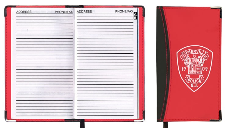 Address Book Ascot 2 Tone Vinyl Soft Cover Planner 3