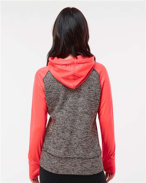 Women's Colorblocked Cosmic Fleece Hooded Sweatshirt - 8618 21