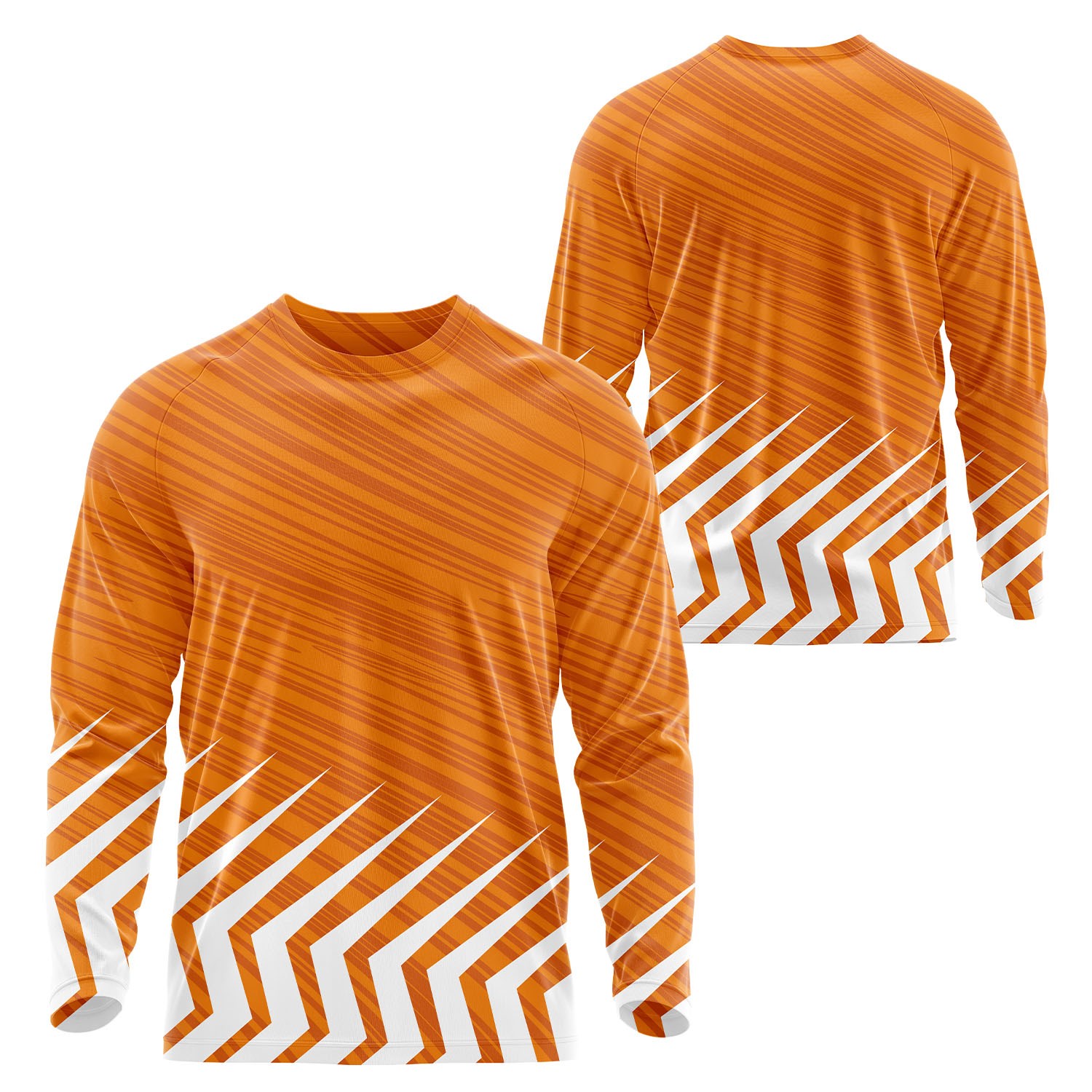 Unisex 160 GSM Football Mesh Performance Sublimation Long Sleeve T-shirt 5
