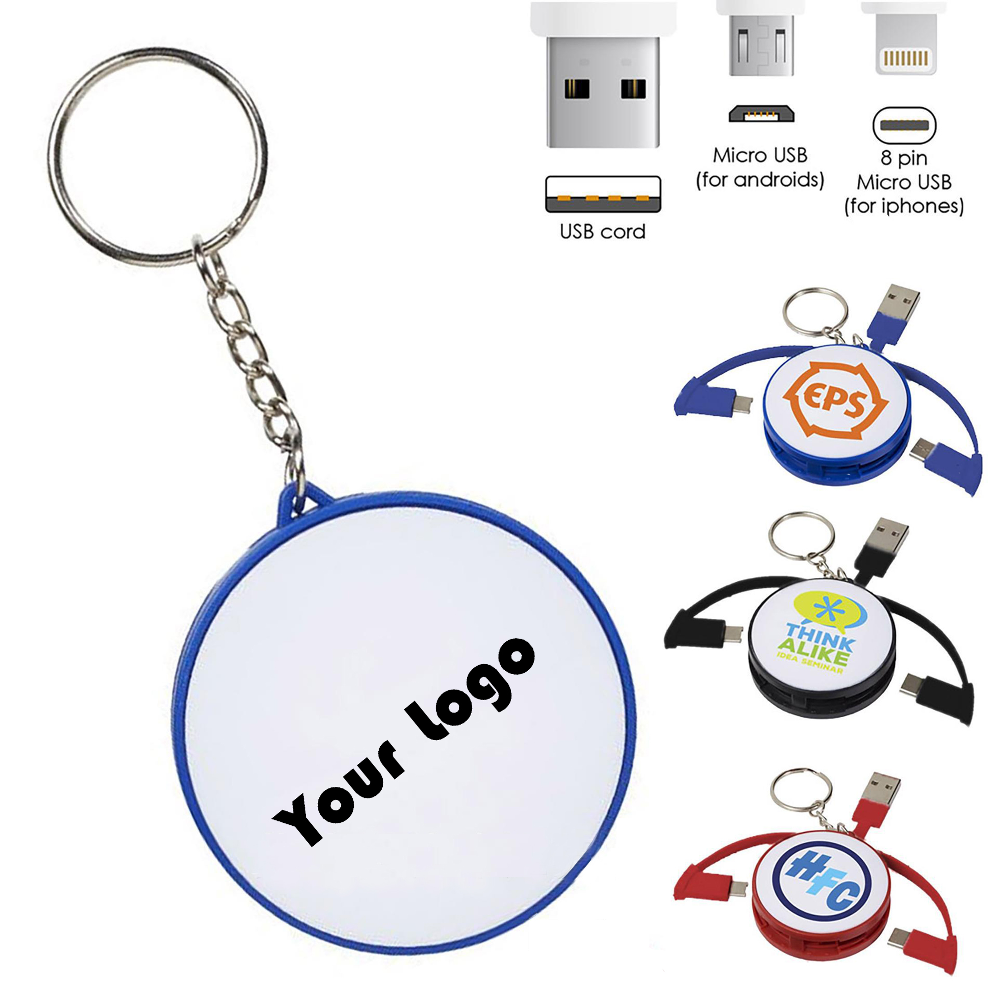 Three-In-One Data Cable Retractable 3