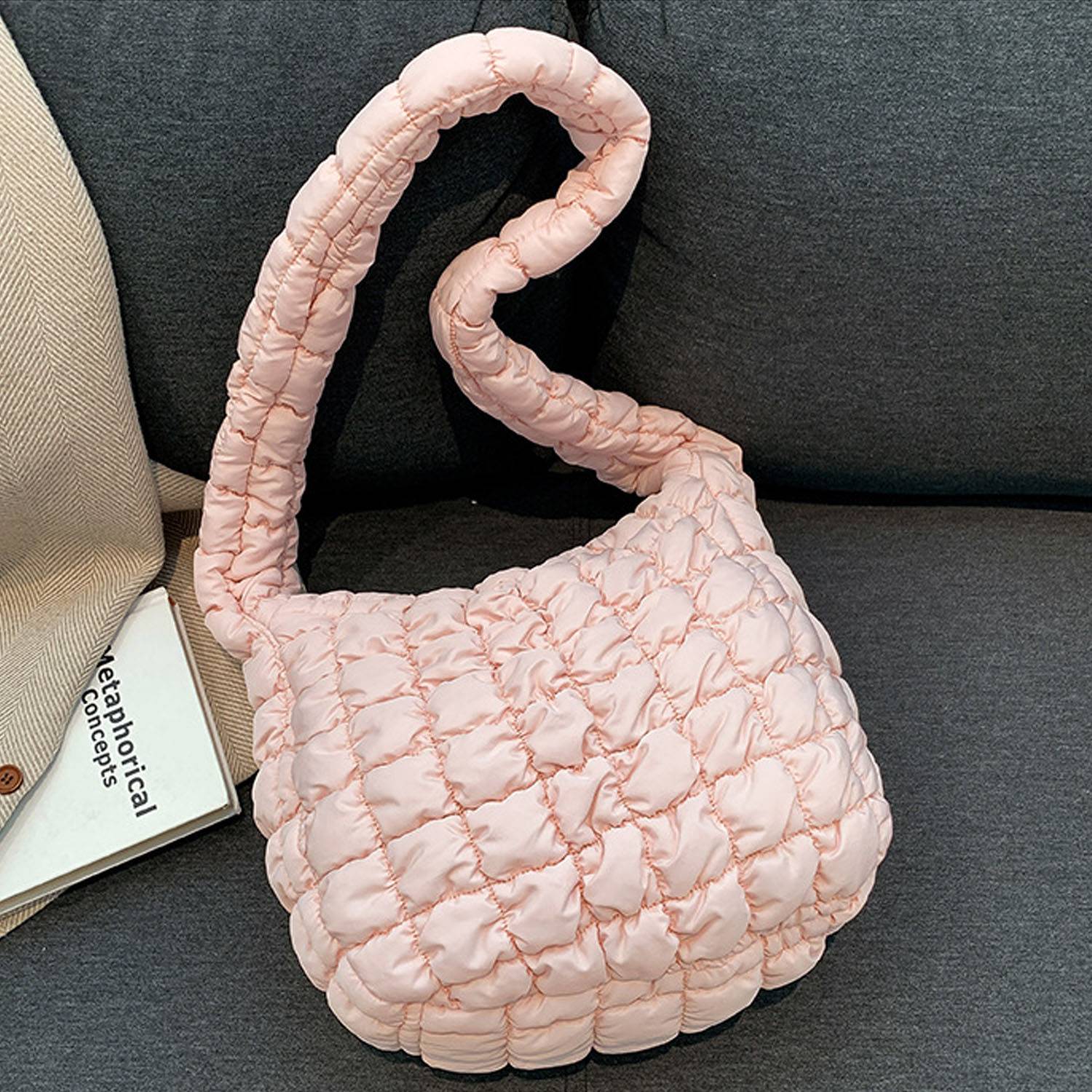 Women's Winter Warm Loose Knit Hat - With Brim" 2